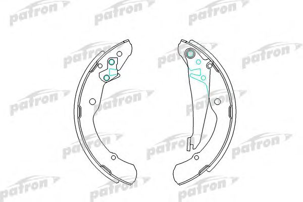 Купить PATRON PSP549 Колодки тормозные барабанные PSP549