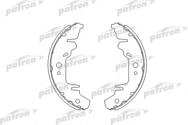 Купить PATRON PSP568 Колодки тормозные барабанные PSP568