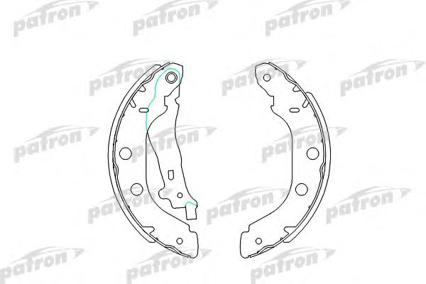 Купить PATRON PSP577 Колодки тормозные барабанные PSP577