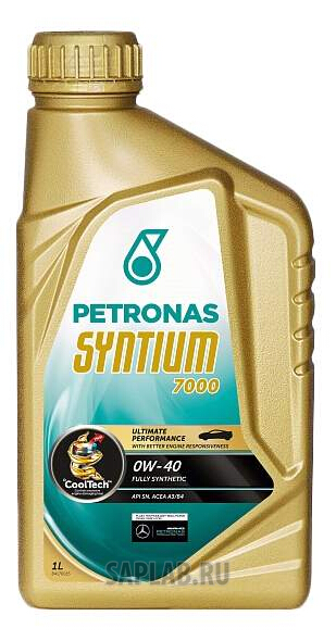 Купить PETRONAS 18381619 МАСЛО МОТОРНОЕ СИНТЕТИЧЕСКОЕ PETRONAS SYNTIUM 7000 0W-40 (1Л)