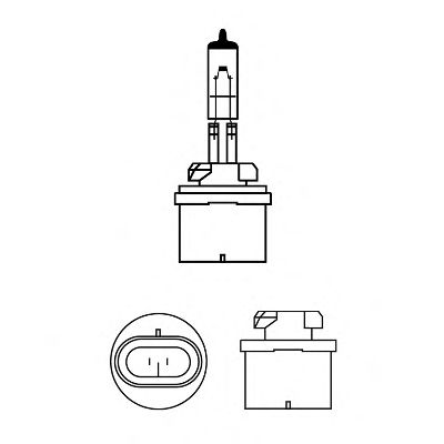 Купить PHILIPS 12059C1 ЛампаH27W/1 12059 12V 27W PG13 C1