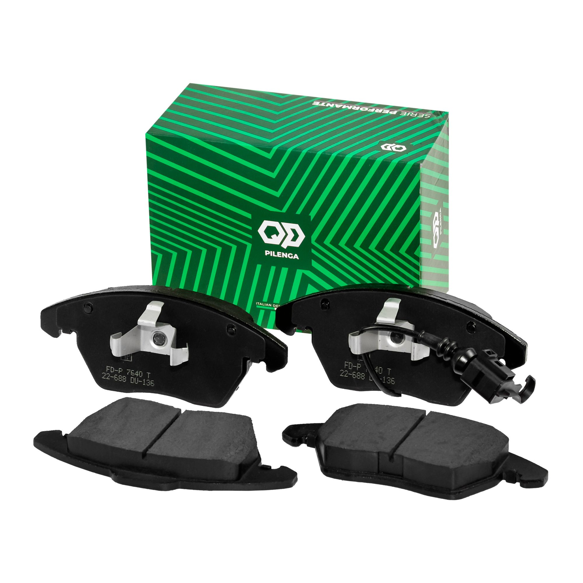 Купить PILENGA FD-P7640T Колодки тормозные диск.передние усиленные POLO, PASSAT, TOURAN FD-P7640T