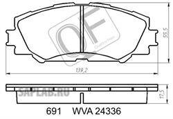 Купить QUATTRO FRENI QF69100 колодки дисковые п.!\ Toyota RAV4 2.4 06>
