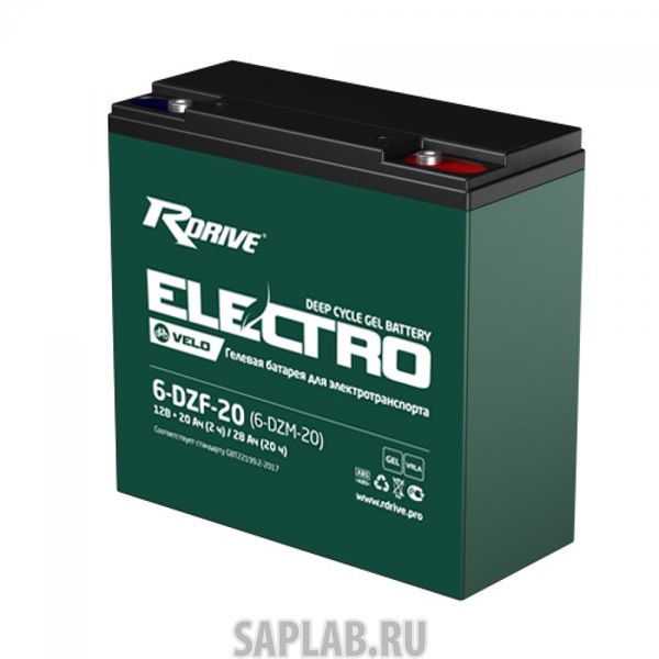 Купить RDRIVE 6DZF20 Аккумулятор RDRIVE 6-DZF-20 12В 28Ач 181x77x172 мм Обратная (-+)