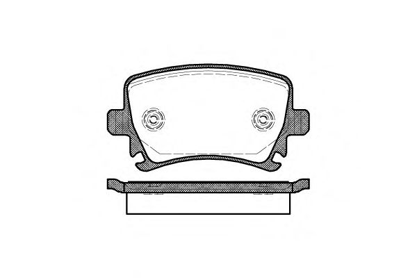 Купить REMSA 103100 1031 00 колодки дисковые з.\ Audi A3 диск 16' 03>, VW Touran диск 15' 03>