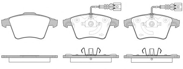 Купить REMSA 104522 1045 22 колодки дисковые п.\ VW Touareg 3.0-6.0 V12 04>