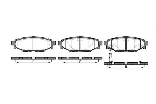Купить REMSA 113601 1136 01 колодки дисковые з.\ Subaru Legacy IV 2.0i/2.5 I, Outback 2.5i 03>