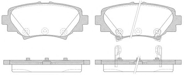 Купить REMSA 157002 Колодки тормозные задние B4Y02648ZA