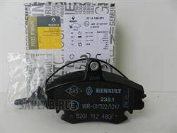Купить RENAULT 7711130071 Комплект тормозных колодок для дискового тормоза(4шт.)