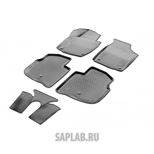 Купить RIVAL 15102001 коврики салона!полиуретан 5 шт.\Skoda Rapid I, II лифтбек 12-20 20>, VW Polo VI лифтбек 20>