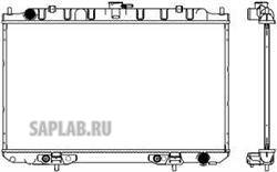 Купить SAKURA 33411016 Радиатор охлаждения двигателя