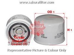 Купить SAKURA C1013 Фильтр масляный MITSUBISHI SPACE WAGON 2,4 1998 - 2004 MITSUBISHI GALANT 2,5 2000 - 2003 C1013