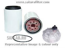 Купить SAKURA SFC791210B фильтр топливный ! сепар. 10мкр 1'X14 H155 D108 со стак.\ Volvo