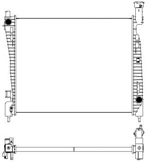 Купить SAKURA 31318508 Радиатор JEEP GRAND CHEROKEE (WK2, W3) (10-) 5.7 i V8 31318508