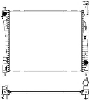 Купить SAKURA 31318509 Радиатор JEEP GRAND CHEROKEE (WK2, W3) (10-) 3.6 i V6 31318509
