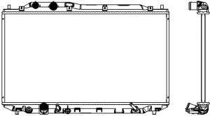 Купить SAKURA 32118506 Радиатор HONDA CIVIC 06-11 32118506