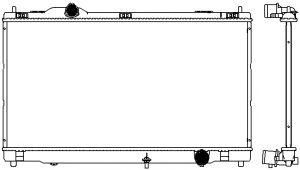Купить SAKURA 32718503 РАДИАТОР IS250