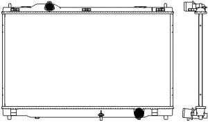 Купить SAKURA 32718504 РАДИАТОР GS 300 2005>