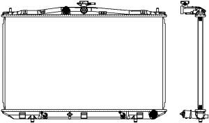 Купить SAKURA 32718506 Радиатор LEXUS RX350 08-08 32718506