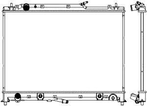 Купить SAKURA 33018501 Радиатор, 16 мм MAZDA CX9 07- 33018501