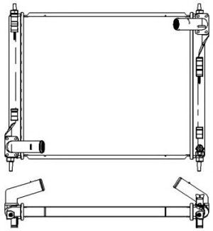 Купить SAKURA 33418511 Радиатор NISSAN JUKE (F15) (10-) 33418511
