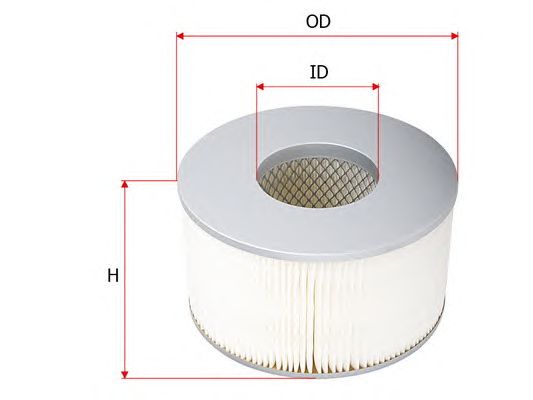 Купить SAKURA A1142 Фильтр воздушный TOYOTA LAND CRUISER PRADO 90 3,4 1996 - TOYOTA HILUX 3,4 2001 - A1142