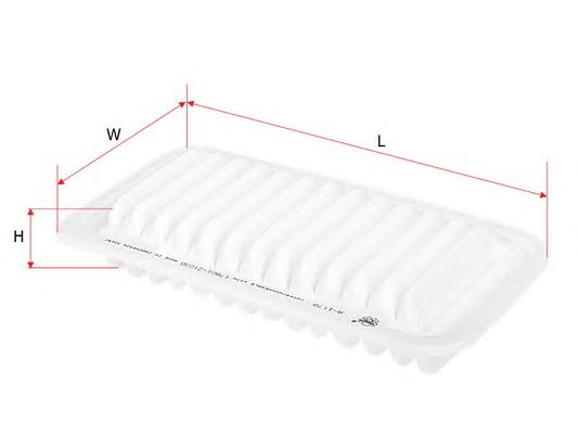 Купить SAKURA A1178 Фильтр воздушный TOYOTA YARIS VERSO 99- A1178