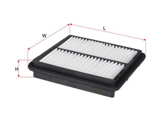 Купить SAKURA A2909 Фильтр воздушный CHEVROLET LANOS A2909