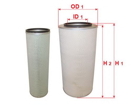 Купить SAKURA A5629S Фильтр воздушный DONALDSON A5629S