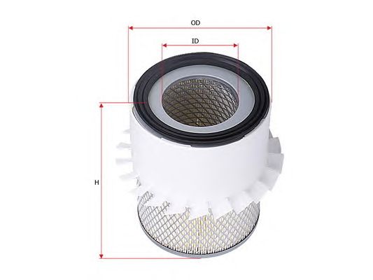 Купить SAKURA AS1034 Фильтр воздушный MITSUBISHI PAJERO 2.8TD/3.0V6 94- AS1034