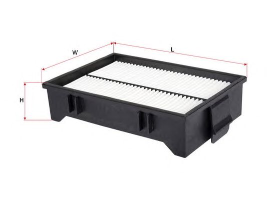Купить SAKURA CA27020 фильтр салона! H75 L320 W216 / Hitachi