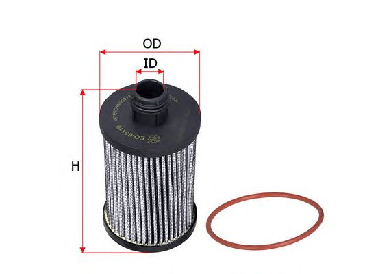 Купить SAKURA EO65110 Фильтр масляный CHEVROLET 2.0 CRDI 06- EO65110
