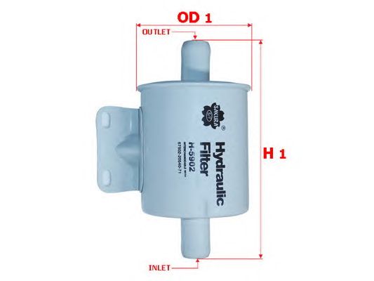 Купить SAKURA H5902 Фильтр гидравлический DONALDSON H5902