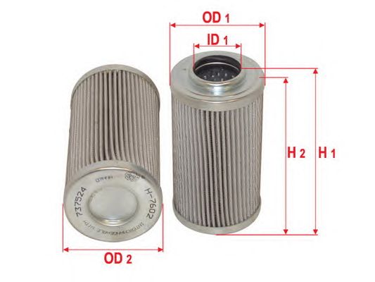 Купить SAKURA H7602 Фильтр гидравлический DONALDSON H7602
