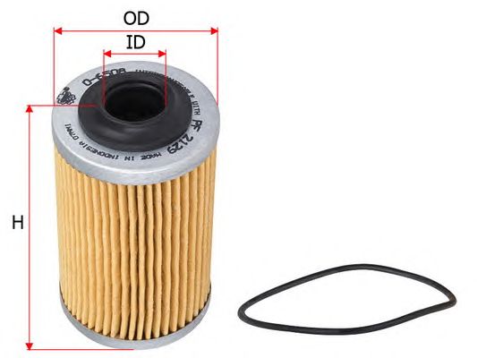 Купить SAKURA O6508 Фильтр масляный CADILLAC CTS 3,6 2005 - 2007 SAAB 9-3 2,8 2006 - 2015 O6508
