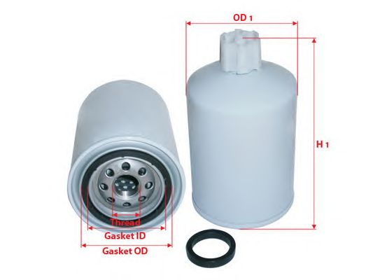 Купить SAKURA SFC79160 фильтр топливный !H134 D93 M22X1.5 \THERMO KING