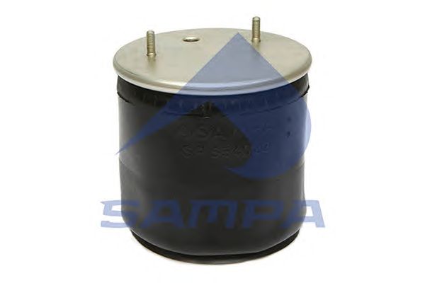 Купить SAMPA SP554022 пневмоподушка без стакана! 2шп. M12 смещ.25. 1 отв. штуц. M22., Н.1 отв.шп.M16\ SAF