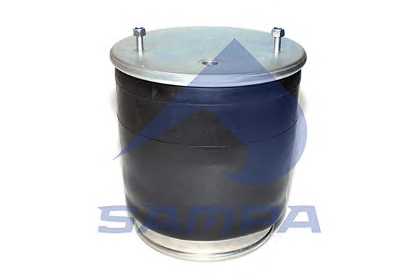 Купить SAMPA SP554881K пневмоподушка со стак. !+плита,2шп.M12смещ.25. 1отв.штуц.M22. Порш. стальн.8отв.M16 \BPW