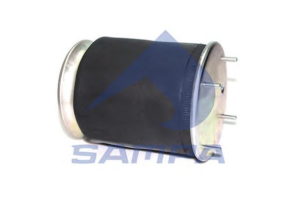 Купить SAMPA SP55813K пневмоподушка со стак! 4шп.M12. 1отв.шт.M22. Порш стальн.4отв.M12\ SAF/ROR/Trailor/Volvo