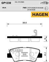 Купить SANGSIN GP1239 Колодки тормозные дисковые GP1239