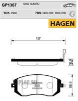 Купить SANGSIN GP1367 Колодки передние SUBARU FORESTER 02- GP1367