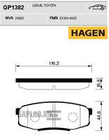 Купить SANGSIN GP1382 Колодки задние LEXUS LX570 07-, TOYOTA LAND CRUISER 200, PRADO 150 GP1382