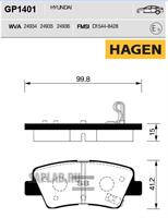 Купить SANGSIN GP1401 Колодки задние HYUNDAI SOLARIS 2010- GP1401