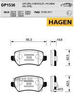 Купить SANGSIN GP1536 Колодки задние HYUNDAI ix20, OPEL ASTRA G, MERIVA GP1536