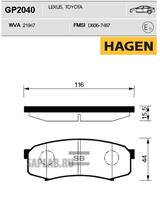 Купить SANGSIN GP2040 Колодки задние MITSUBISHI PAJERO IV 07-, TOYOTA LAND CRUISER PRADO 120 02-09 GP2040