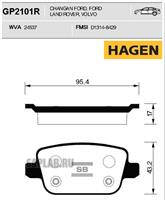 Купить SANGSIN GP2101R Колодки задние FORD GALAXY/S-MAX 06-15, KUGA I 08-12, MONDEO IV 07-14 GP2101R