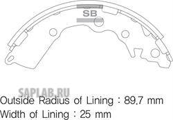 Купить SANGSIN SA156 Колодки тормозные бар. KIA PICANTO 11- SA156