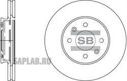 Купить HI-Q SD2039 диск тормозной передний!\ Hyundai Accent, KIA Rio 1.4/1.6/1.5CRDi 05>