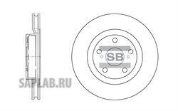 Купить HI-Q SD4021 диск тормозной передний!\ Toyota RAV4 2.0/2.2D 06>