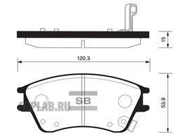 Купить SANGSIN BRAKE SP1147 Колодки тормозные